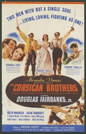 The Corsican Brothers (1941) White T-Shirt - idPoster.com