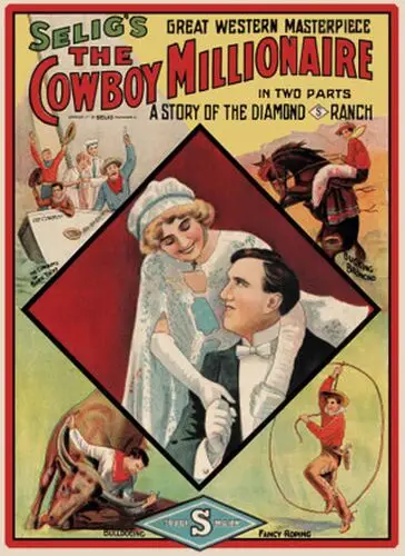 The Cowboy Millionaire 1909 Men's Colored Hoodie - idPoster.com