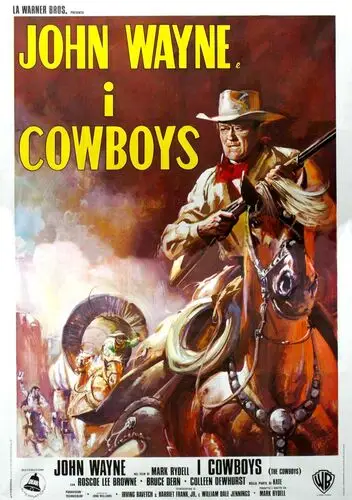 The Cowboys (1972) Women's Colored T-Shirt - idPoster.com