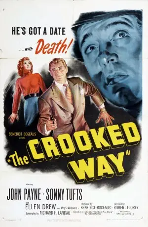 The Crooked Way (1949) Drawstring Backpack - idPoster.com