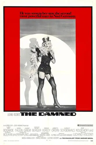 The Damned (1969) Men's Colored  Long Sleeve T-Shirt - idPoster.com