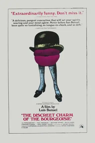 The Discreet Charm of the Bourgeoisie (1972) White T-Shirt - idPoster.com