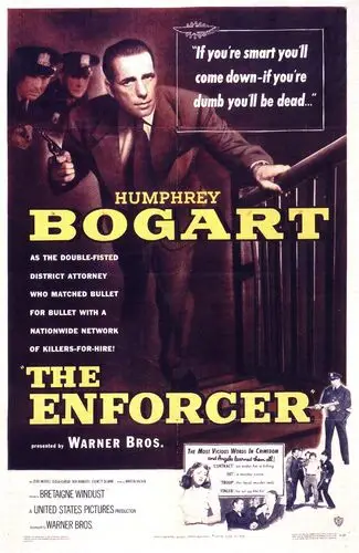 The Enforcer (1951) Men's Colored  Long Sleeve T-Shirt - idPoster.com