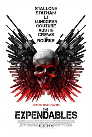 The Expendables (2010) Men's Colored  Long Sleeve T-Shirt - idPoster.com