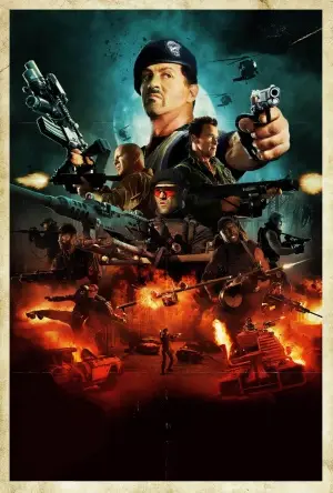 The Expendables 2 (2012) White Tank-Top - idPoster.com