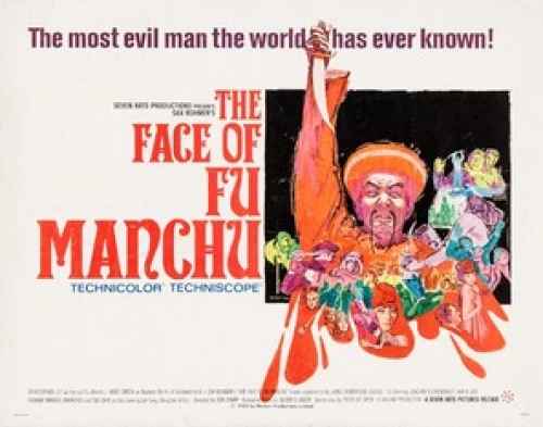 The Face of Fu Manchu (1965) Women's Colored T-Shirt - idPoster.com