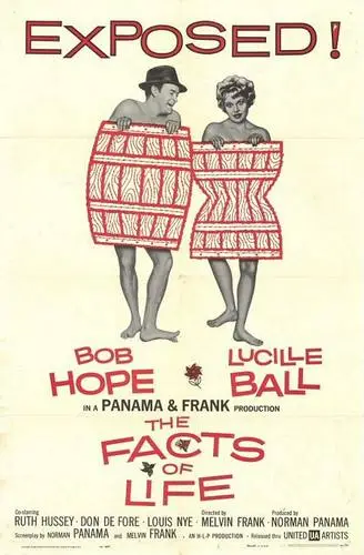 The Facts of Life (1960) White T-Shirt - idPoster.com