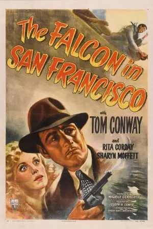 The Falcon in San Francisco (1945) Women's Colored Tank-Top - idPoster.com