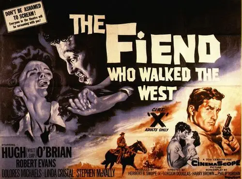 The Fiend Who Walked the West (1958) Women's Colored  Long Sleeve T-Shirt - idPoster.com