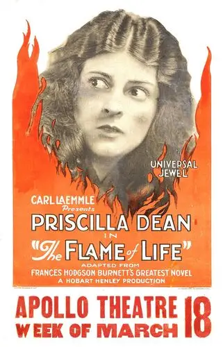 The Flame of Life (1923) Women's Colored Hoodie - idPoster.com