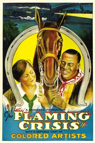 The Flaming Crisis (1924) Drawstring Backpack - idPoster.com