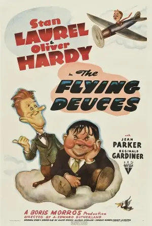 The Flying Deuces (1939) White T-Shirt - idPoster.com