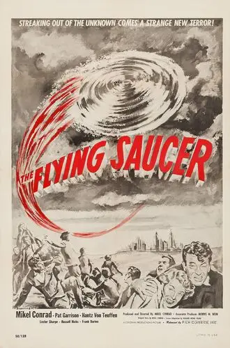The Flying Saucer (1950) Men's Colored Hoodie - idPoster.com