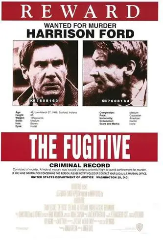 The Fugitive (1993) Men's Colored T-Shirt - idPoster.com