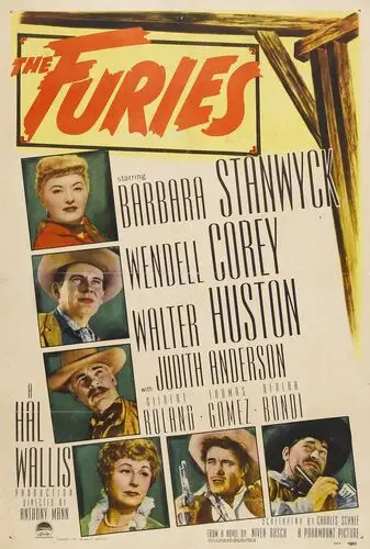 The Furies (1950) White T-Shirt - idPoster.com