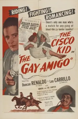 The Gay Amigo (1949) Women's Colored  Long Sleeve T-Shirt - idPoster.com