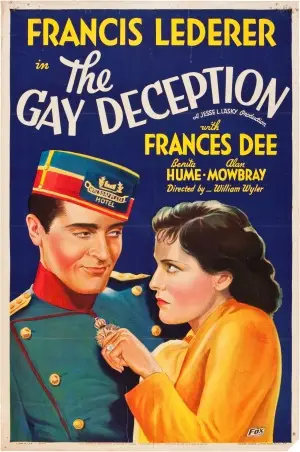 The Gay Deception (1935) Men's Colored  Long Sleeve T-Shirt - idPoster.com