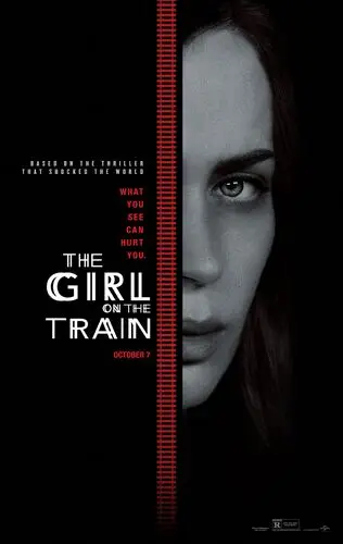 The Girl on the Train (2016) White T-Shirt - idPoster.com
