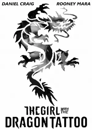 The Girl with the Dragon Tattoo (2011) White T-Shirt - idPoster.com