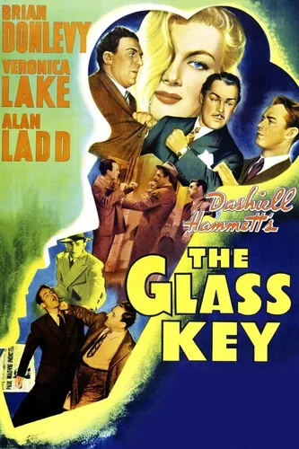 The Glass Key (1942) Men's Colored  Long Sleeve T-Shirt - idPoster.com