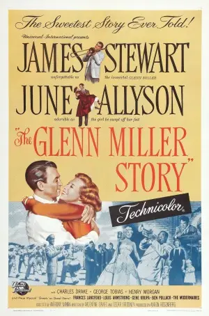 The Glenn Miller Story (1953) White T-Shirt - idPoster.com