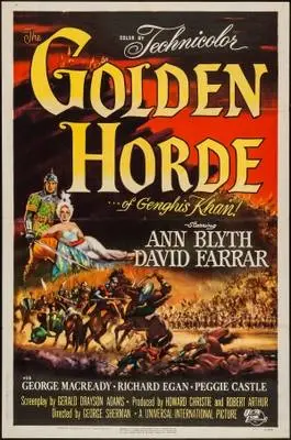 The Golden Horde (1951) Men's Colored  Long Sleeve T-Shirt - idPoster.com