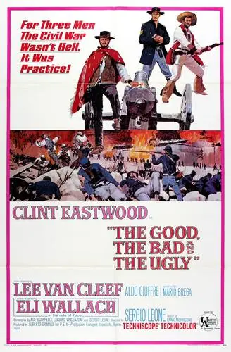 The Good, the Bad, and the Ugly (1966) White T-Shirt - idPoster.com