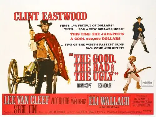 The Good, the Bad, and the Ugly (1966) White T-Shirt - idPoster.com