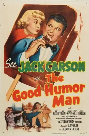The Good Humor Man (1950) Women's Colored  Long Sleeve T-Shirt - idPoster.com