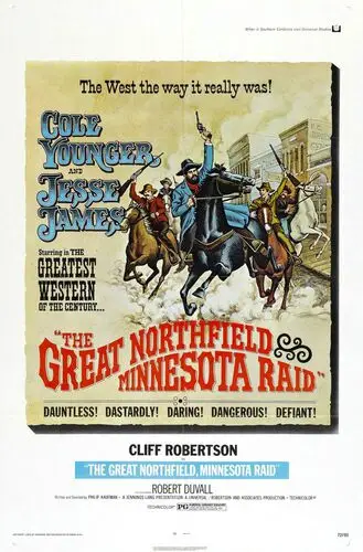 The Great Northfield Minnesota Raid (1972) Men's Colored T-Shirt - idPoster.com