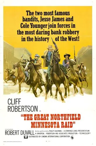 The Great Northfield Minnesota Raid (1972) Men's Colored Hoodie - idPoster.com