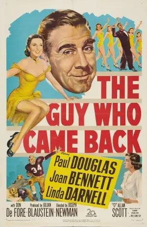 The Guy Who Came Back (1951) Women's Colored T-Shirt - idPoster.com
