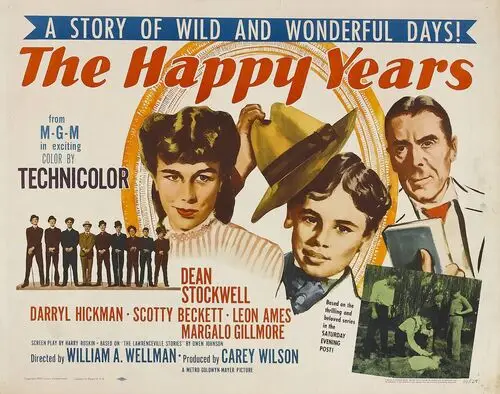 The Happy Years (1950) Men's Colored T-Shirt - idPoster.com