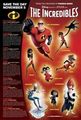 The Incredibles (2004) Men's Colored T-Shirt - idPoster.com