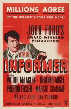 The Informer (1935) Drawstring Backpack - idPoster.com