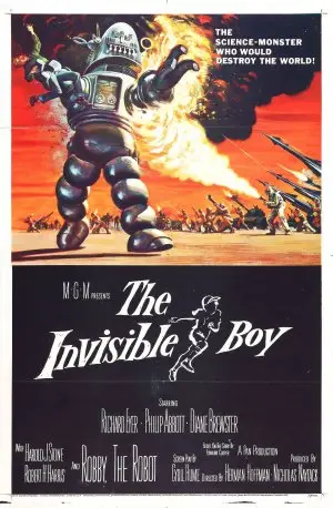 The Invisible Boy (1957) White T-Shirt - idPoster.com