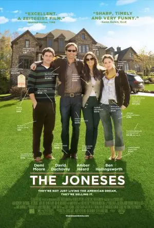 The Joneses (2009) White T-Shirt - idPoster.com
