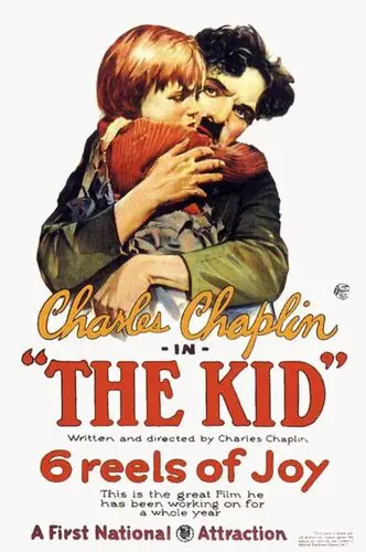 The Kid (1921) Men's Colored  Long Sleeve T-Shirt - idPoster.com