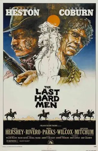 The Last Hard Men (1976) Women's Colored T-Shirt - idPoster.com