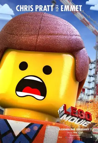 The Lego Movie (2014) Men's Colored T-Shirt - idPoster.com