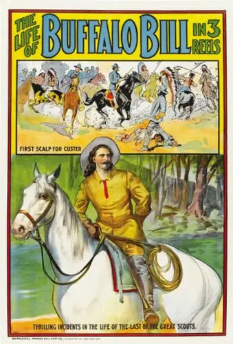 The Life of Buffalo Bill 1912 Women's Colored T-Shirt - idPoster.com