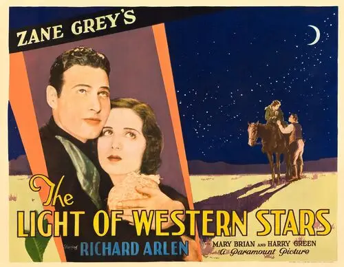 The Light of Western Stars (1930) Women's Colored Hoodie - idPoster.com