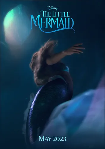 The Little Mermaid (2023) Men's Colored  Long Sleeve T-Shirt - idPoster.com
