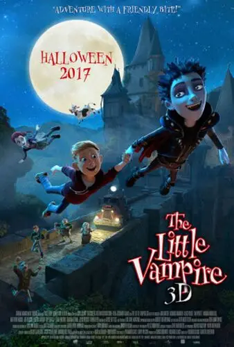The Little Vampire 3D 2017 White T-Shirt - idPoster.com