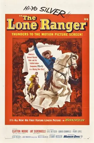 The Lone Ranger (1956) White T-Shirt - idPoster.com