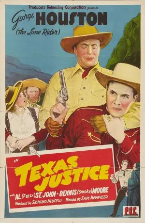 The Lone Rider in Texas Justice (1942) Women's Colored Hoodie - idPoster.com