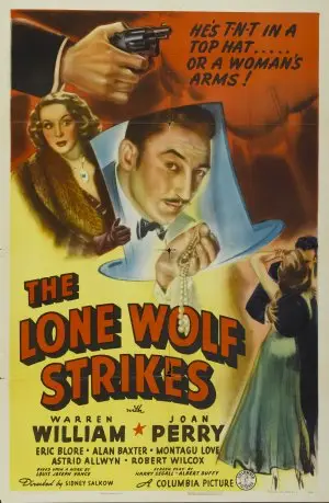The Lone Wolf Strikes (1940) Women's Colored Tank-Top - idPoster.com
