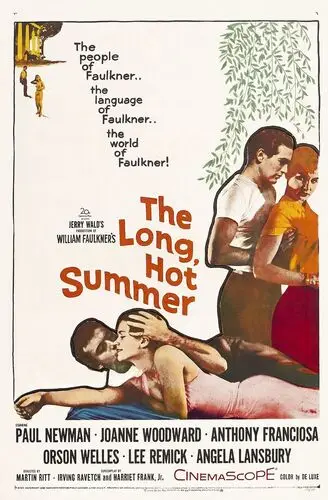 The Long, Hot Summer (1958) Women's Colored  Long Sleeve T-Shirt - idPoster.com