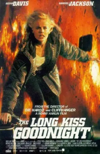 The Long Kiss Goodnight (1996) Men's Colored  Long Sleeve T-Shirt - idPoster.com