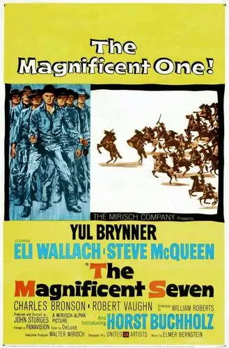 The Magnificent Seven (1960) Women's Colored T-Shirt - idPoster.com